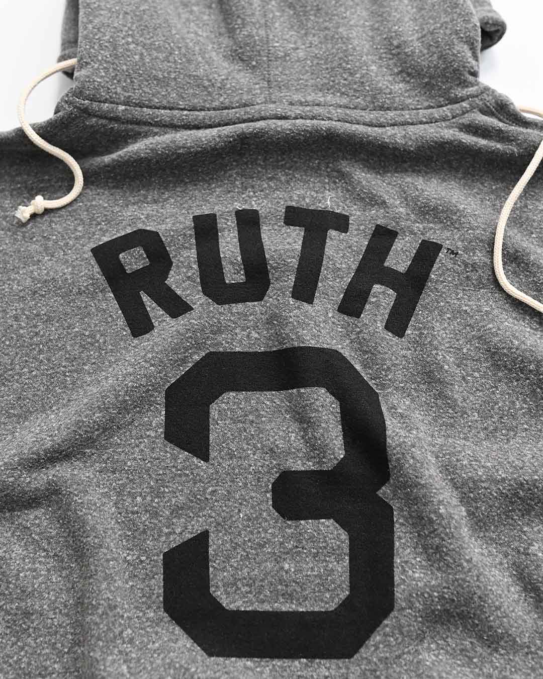 Babe Ruth NY Sultan of Swat Grey PO Hoody - Image 5