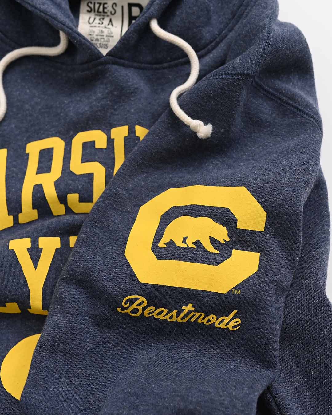 CAL - Marshawn Lynch #10 Navy PO Hoody - Image 4