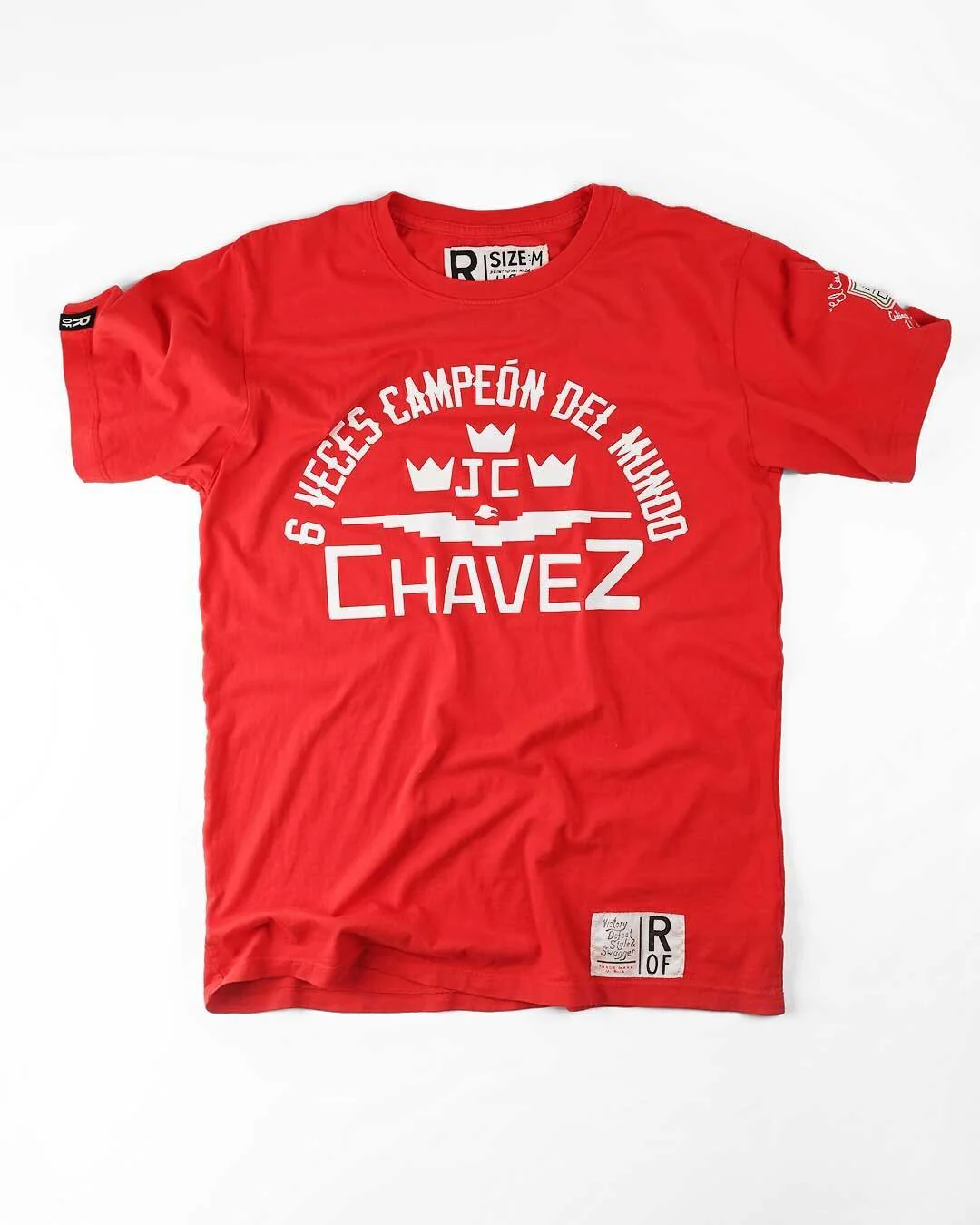 Chavez 6 Veces Campeon Del Mundo Red Tee - Image 4