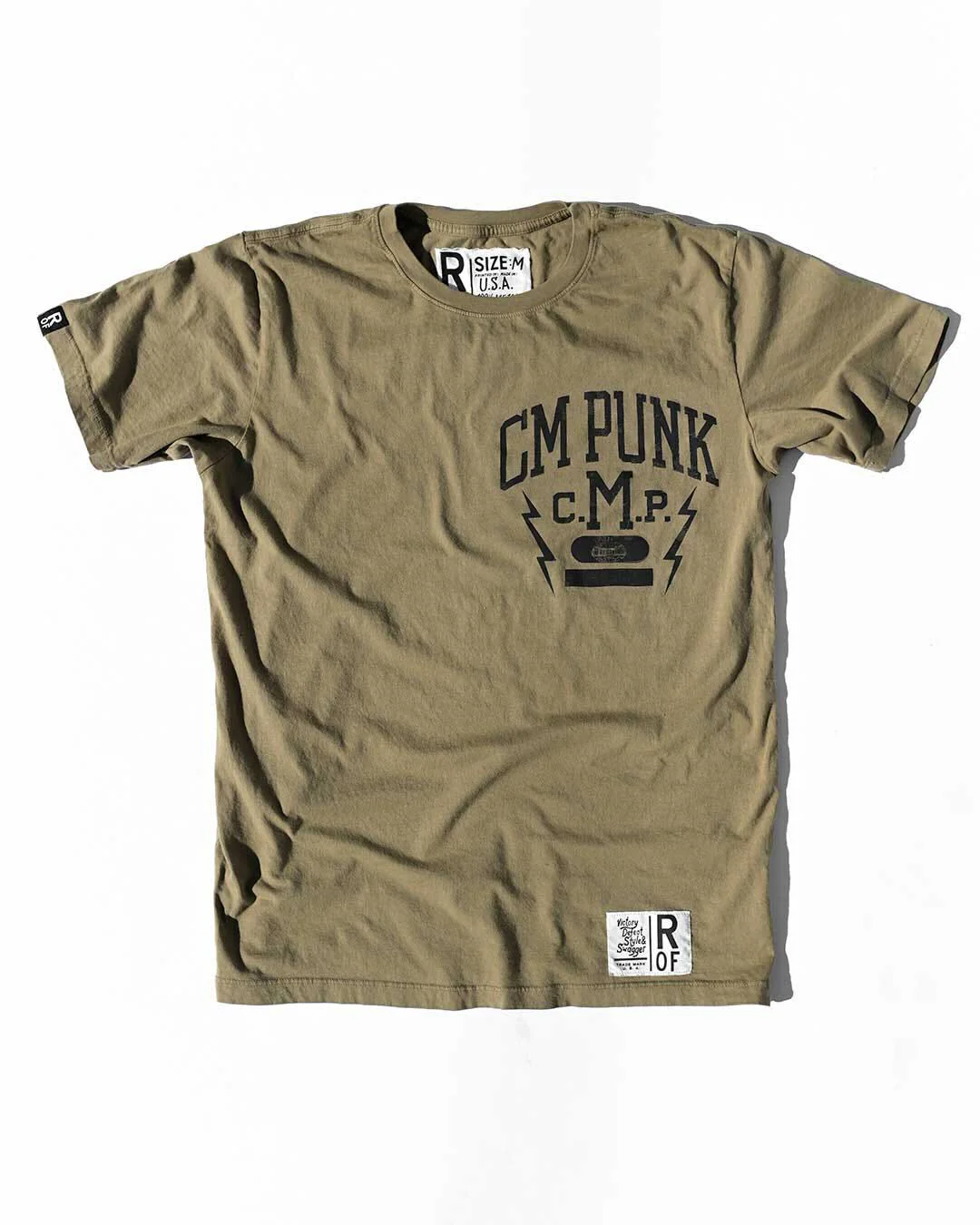 CM Punk Olive Tee - Image 5