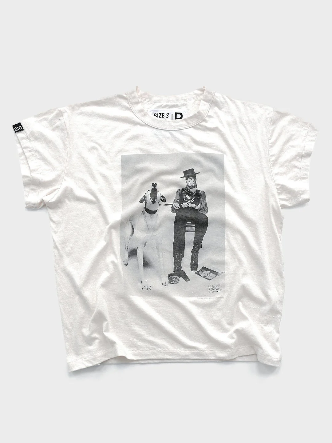 David Bowie Diamond Dogs Photo White Women's Tee - Image 5
