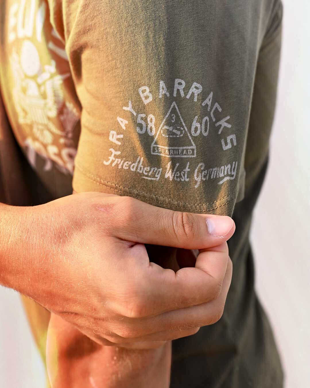 Elvis 1958 Military Olive Tee - Image 3