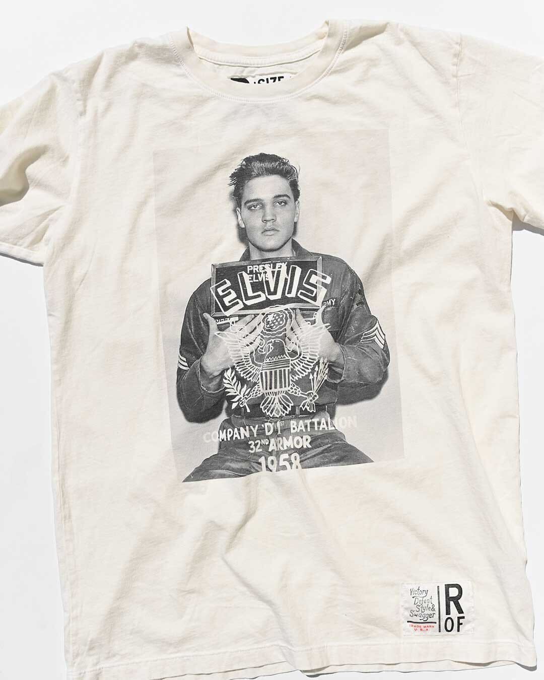 Elvis 1958 Military Photo Tee - Image 3