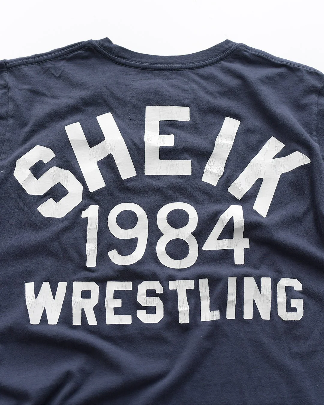 Iron Sheik 1984 Wrestling Navy Tee - Image 5