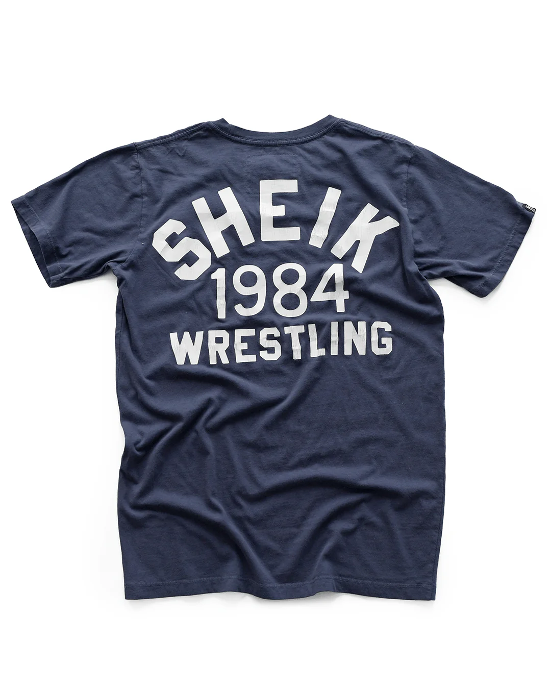 Iron Sheik 1984 Wrestling Navy Tee - Image 7