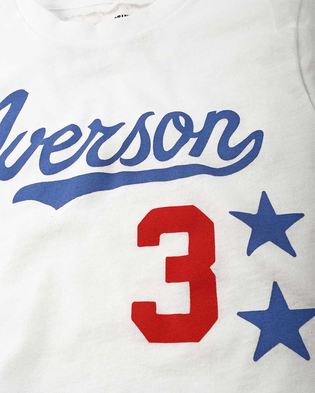 Iverson #3 White Kid's Tee - Image 3