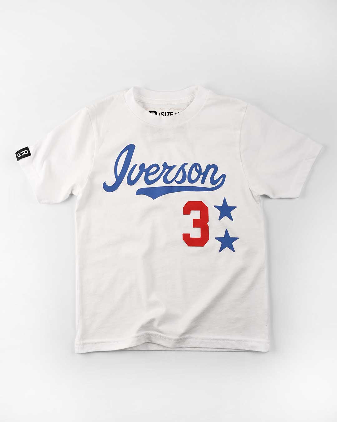 Iverson #3 White Kid's Tee - Image 4