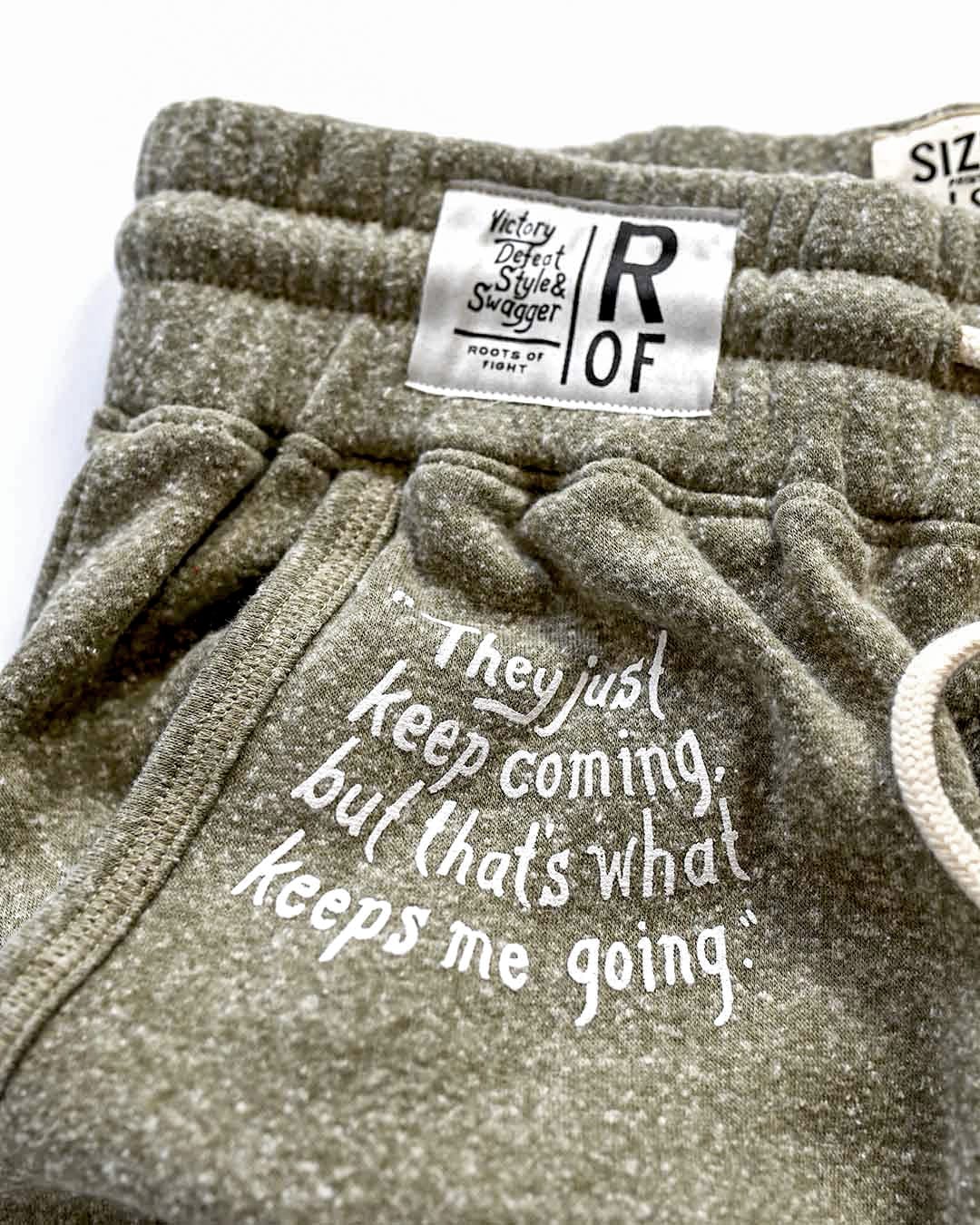 Jim Thorpe Canton #21 Olive Sweatpants - Image 3