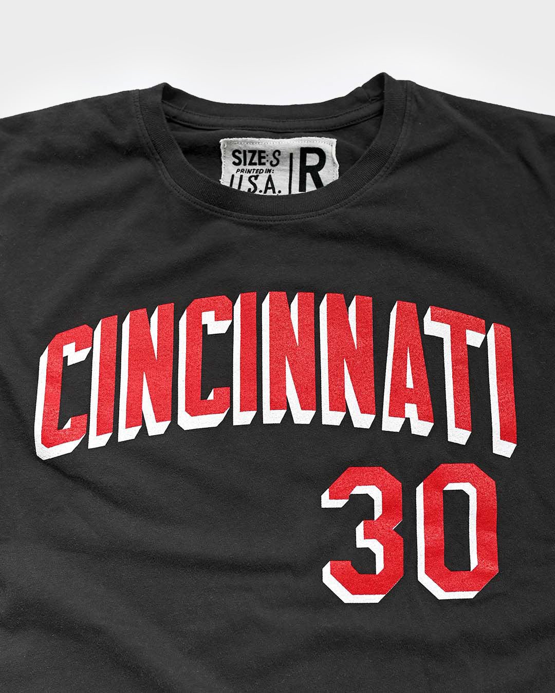K. Griffey Jr. #30 Cincinnati Black Tee - Image 4