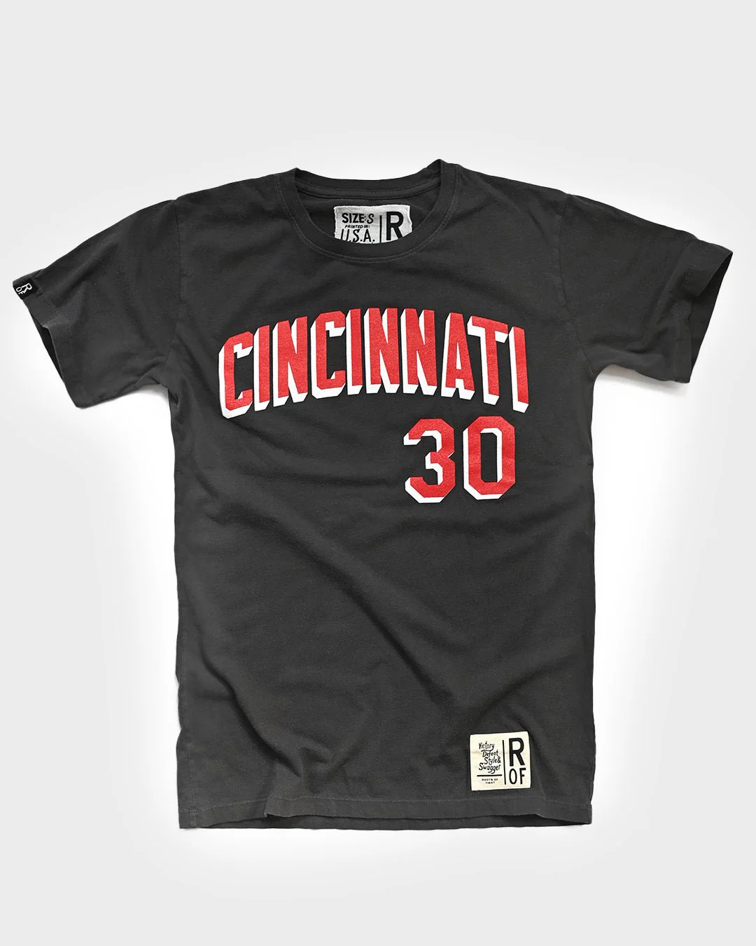 K. Griffey Jr. #30 Cincinnati Black Tee - Image 5
