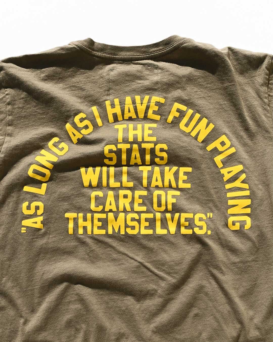 Ken Griffey Jr. "Fun Playing" Quote Olive Tee - Image 6