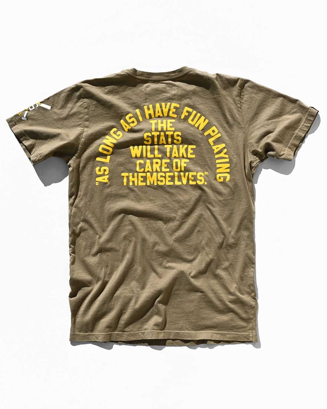 Ken Griffey Jr. "Fun Playing" Quote Olive Tee - Image 8