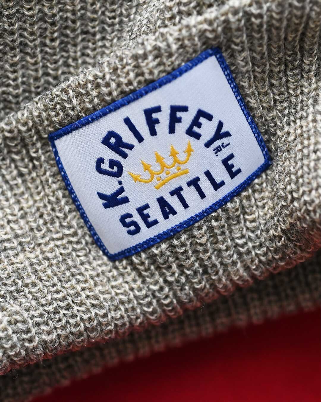 Ken Griffey Jr. Seattle Heather Tan Beanie - Image 3