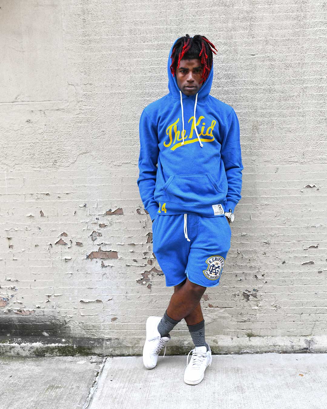 Ken Griffey Jr. 'The Kid' Blue Shorts - Image 3