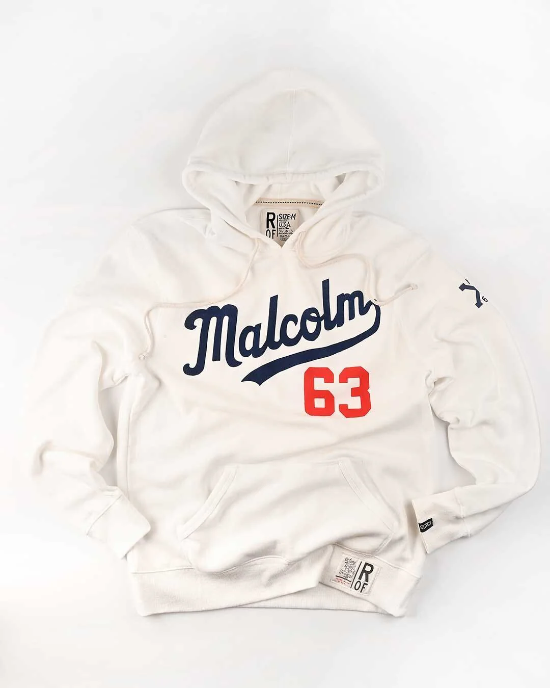 Malcolm X '63 Ivory Hoody - Image 3