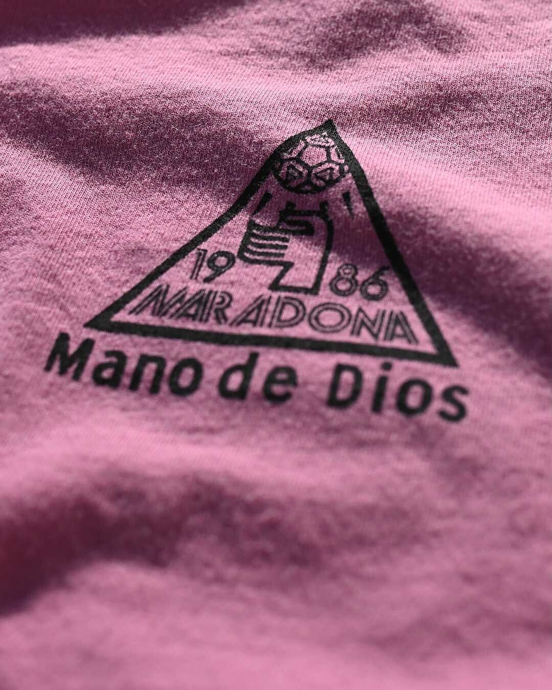 Maradona #10 Pink Tee - Image 3