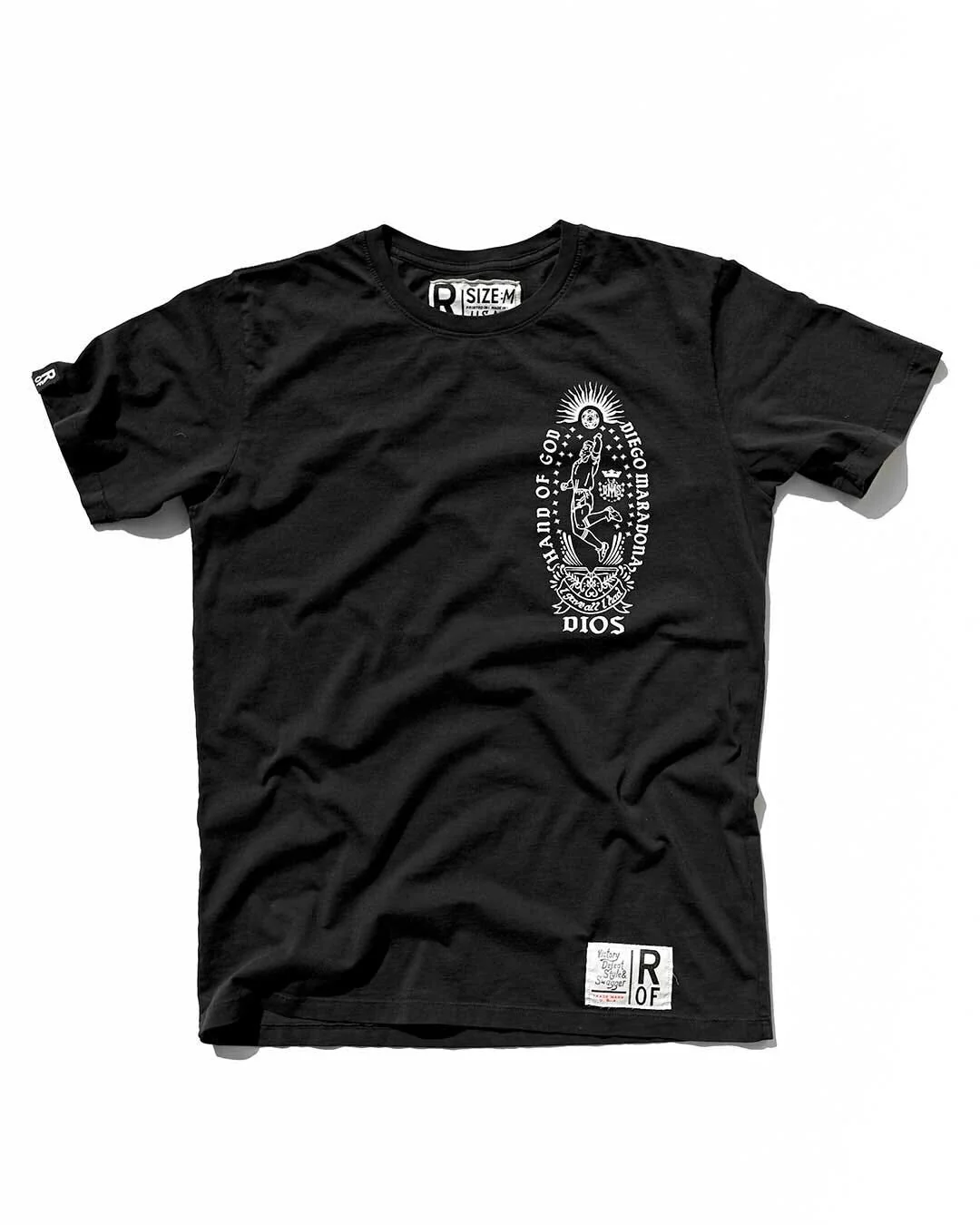 Maradona Hand of God Black Tee - Image 5
