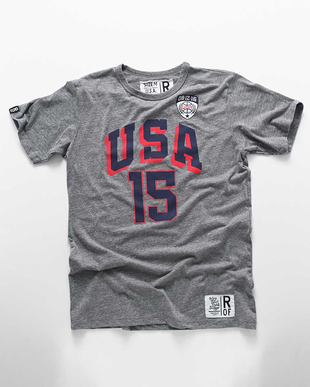 Melo Anthony Games USA Grey Tee - Image 6