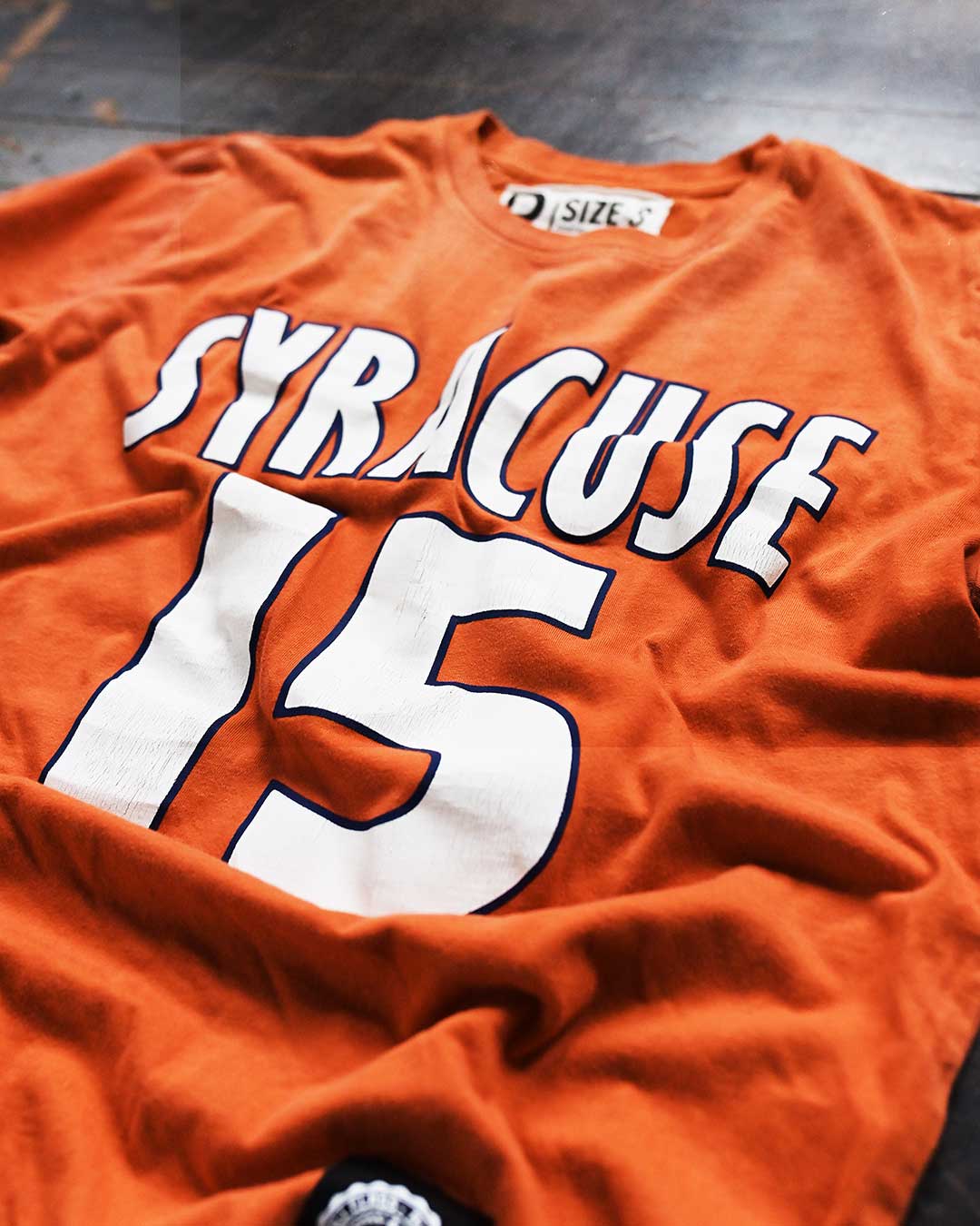 Melo Syracuse #15 Orange Tee - Image 3