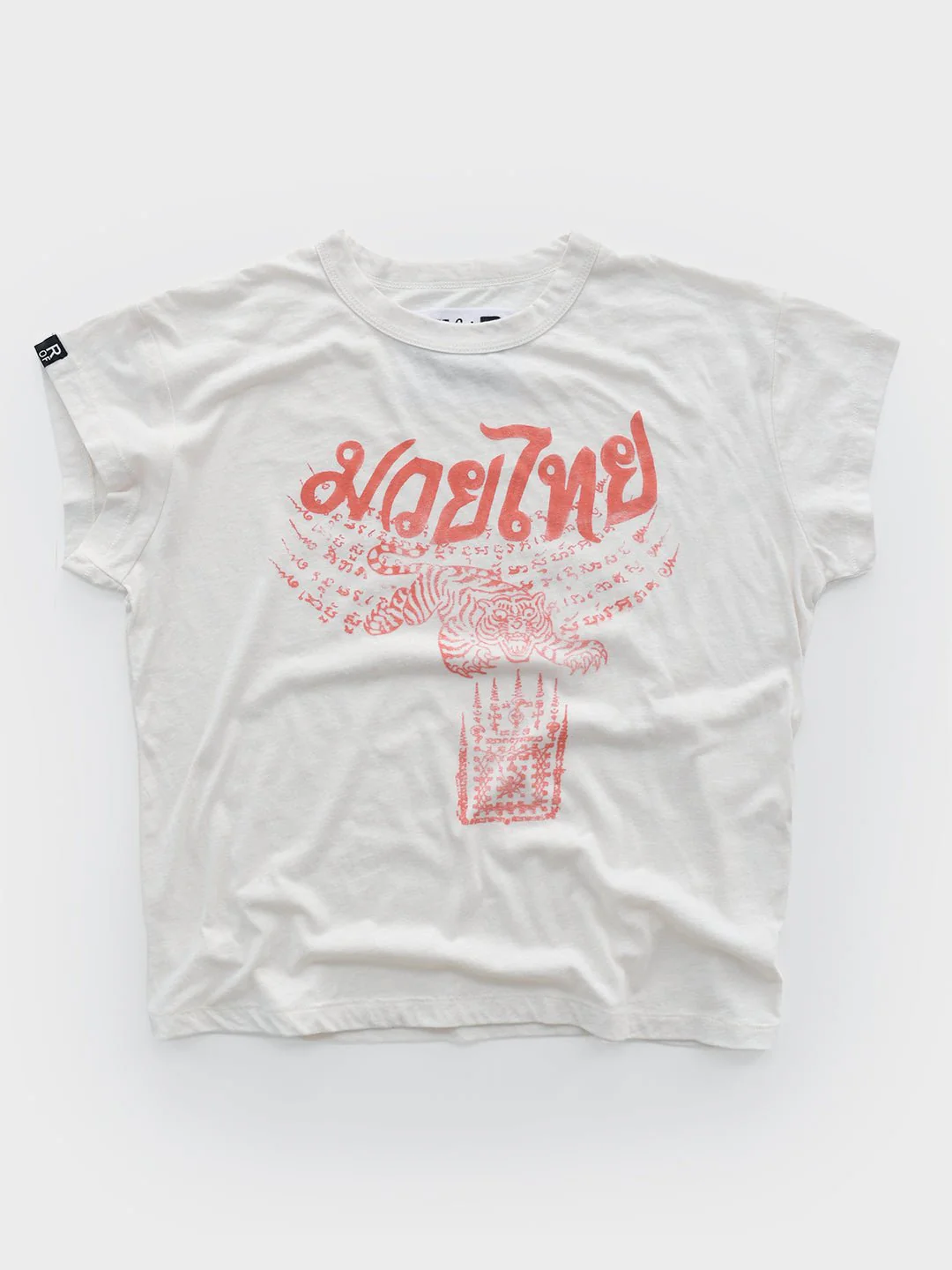 Muay Thai Tiger Women's White Tee - Image 6