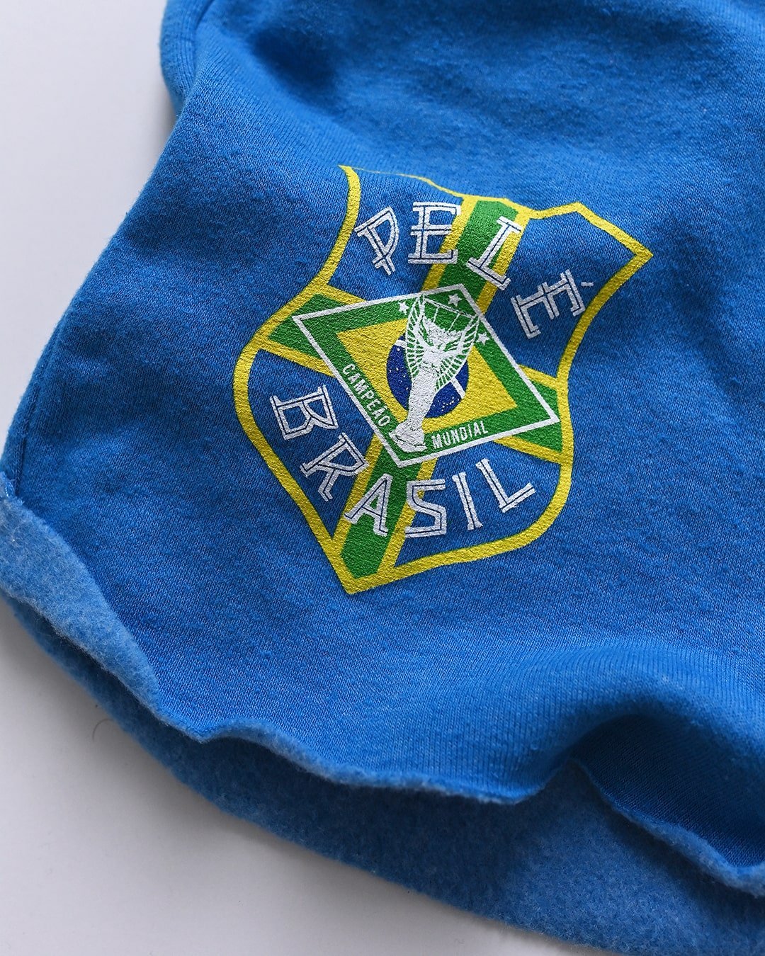 Pelé #10 Brasil Blue Shorts - Image 4