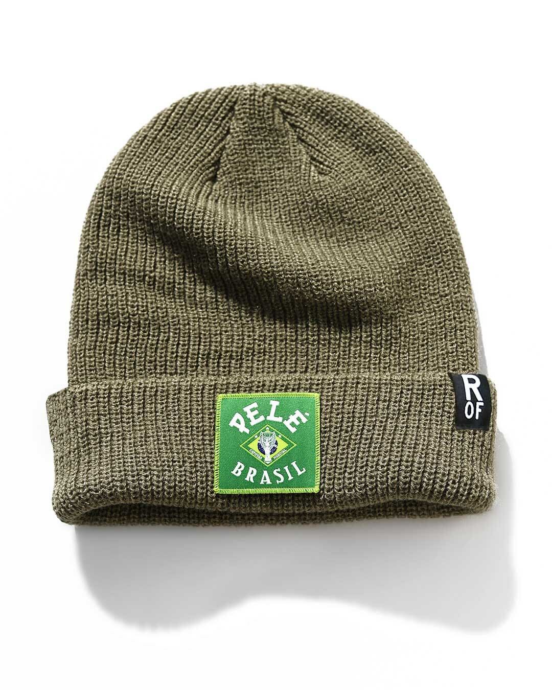 Pelé Brasil Olive Beanie - Image 4
