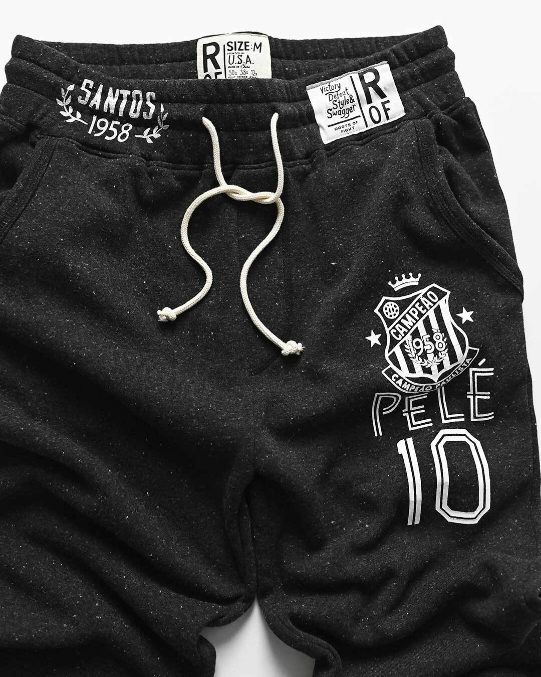 Pelé Santos Black Sweatpants - Image 4