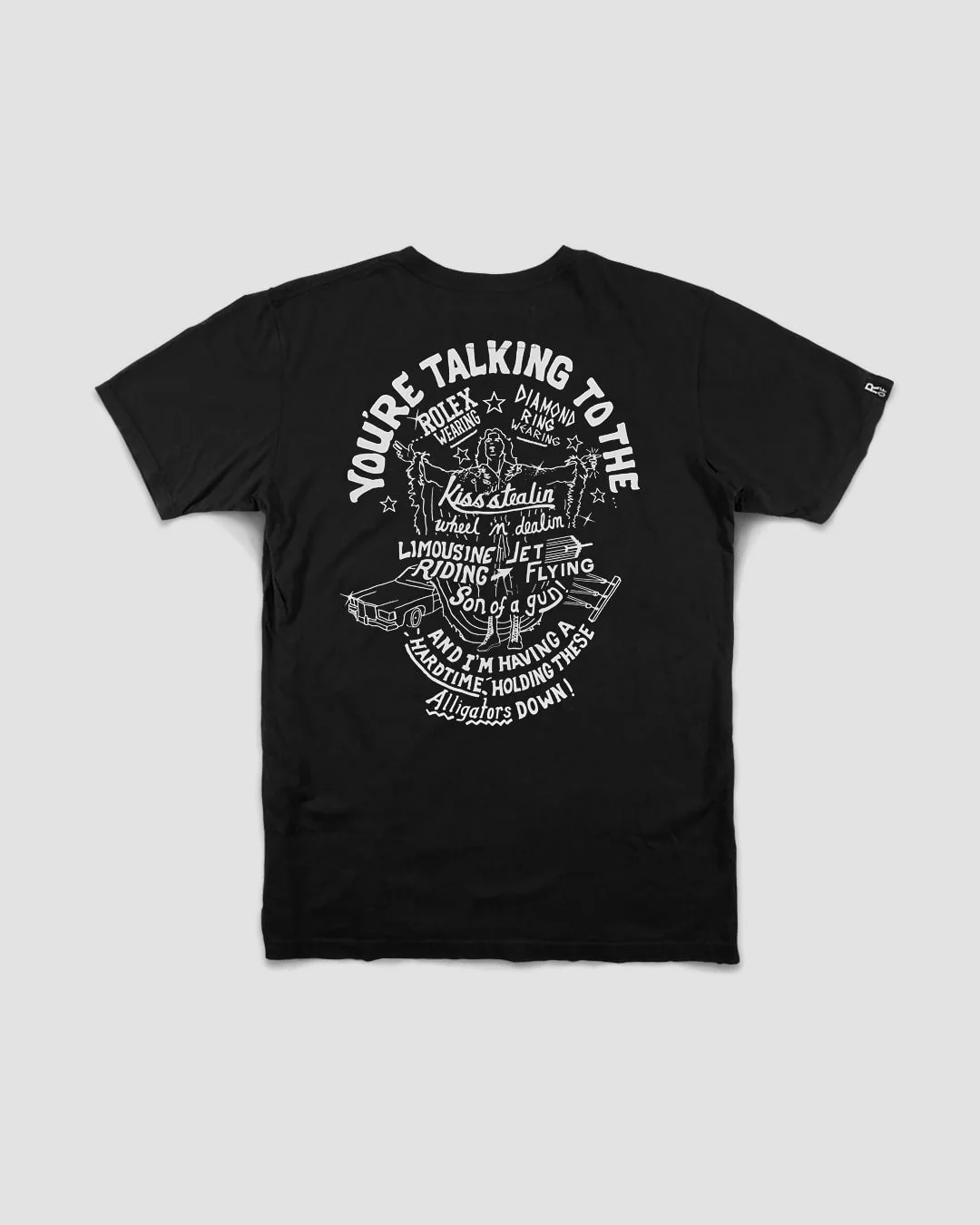 Ric Flair "You're Talking to The" Black Tee - Image 9