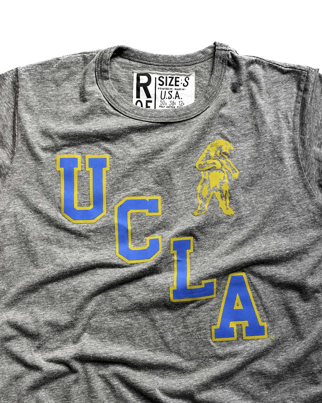 UCLA - Jackie Robinson Baseball Grey Tee - Image 6