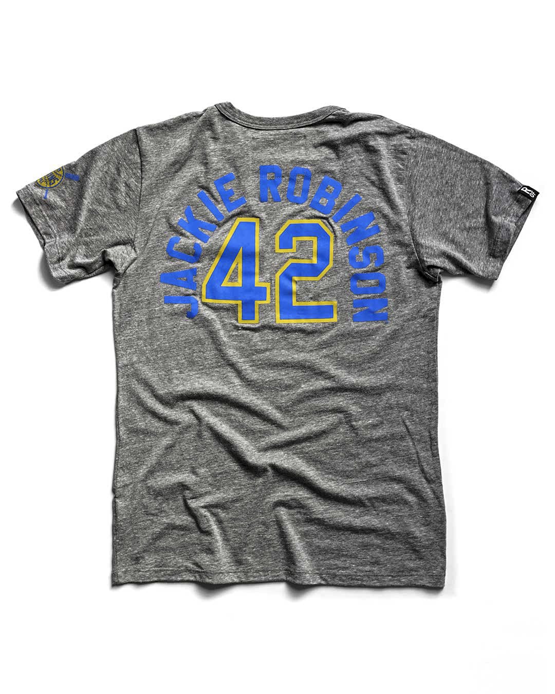 UCLA - Jackie Robinson Baseball Grey Tee - Image 8