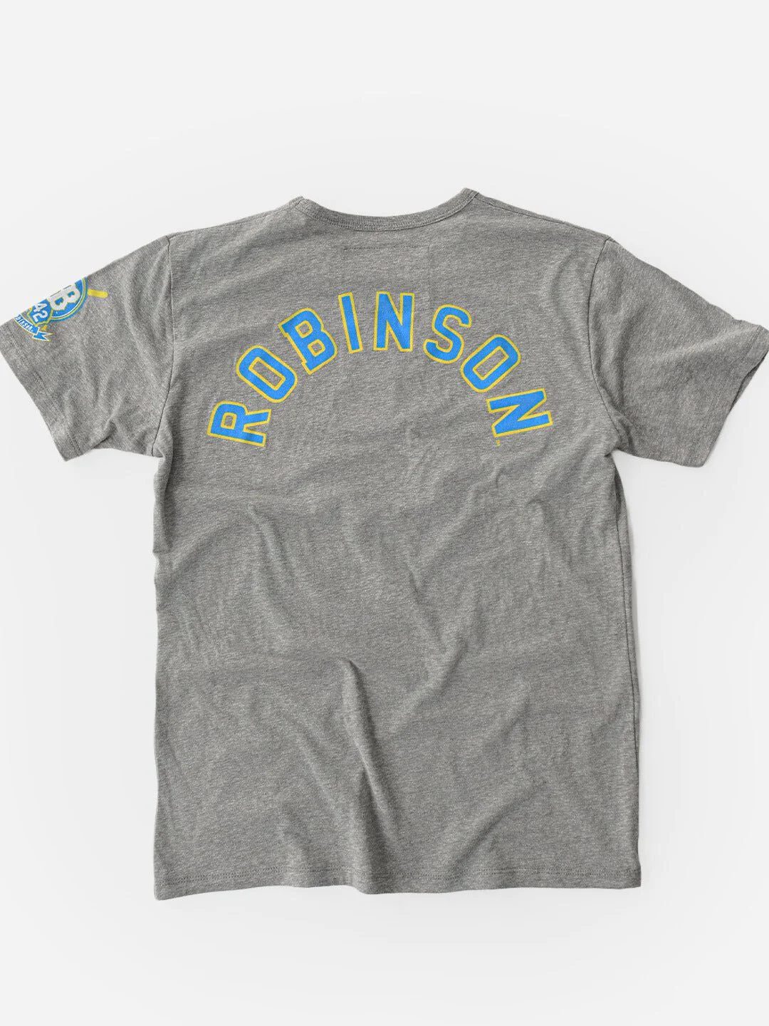 UCLA - Jackie Robinson Bruins Grey Triblend Tee - Image 5