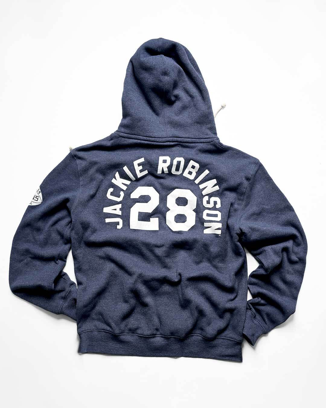 UCLA - Jackie Robinson Football Navy PO Hoody - Image 9