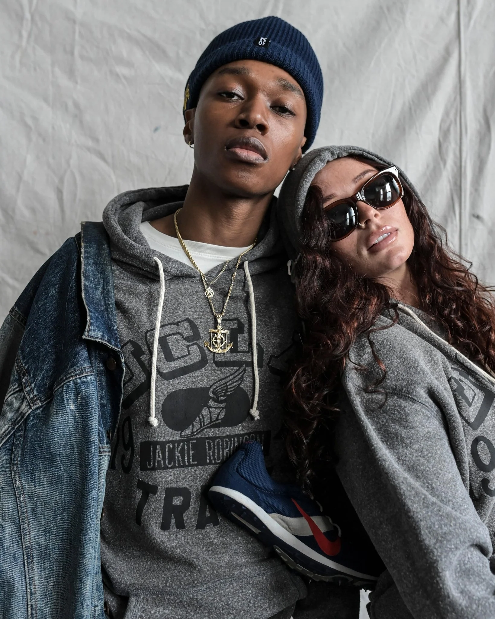 UCLA - Jackie Robinson Track Grey PO Hoody - Image 10