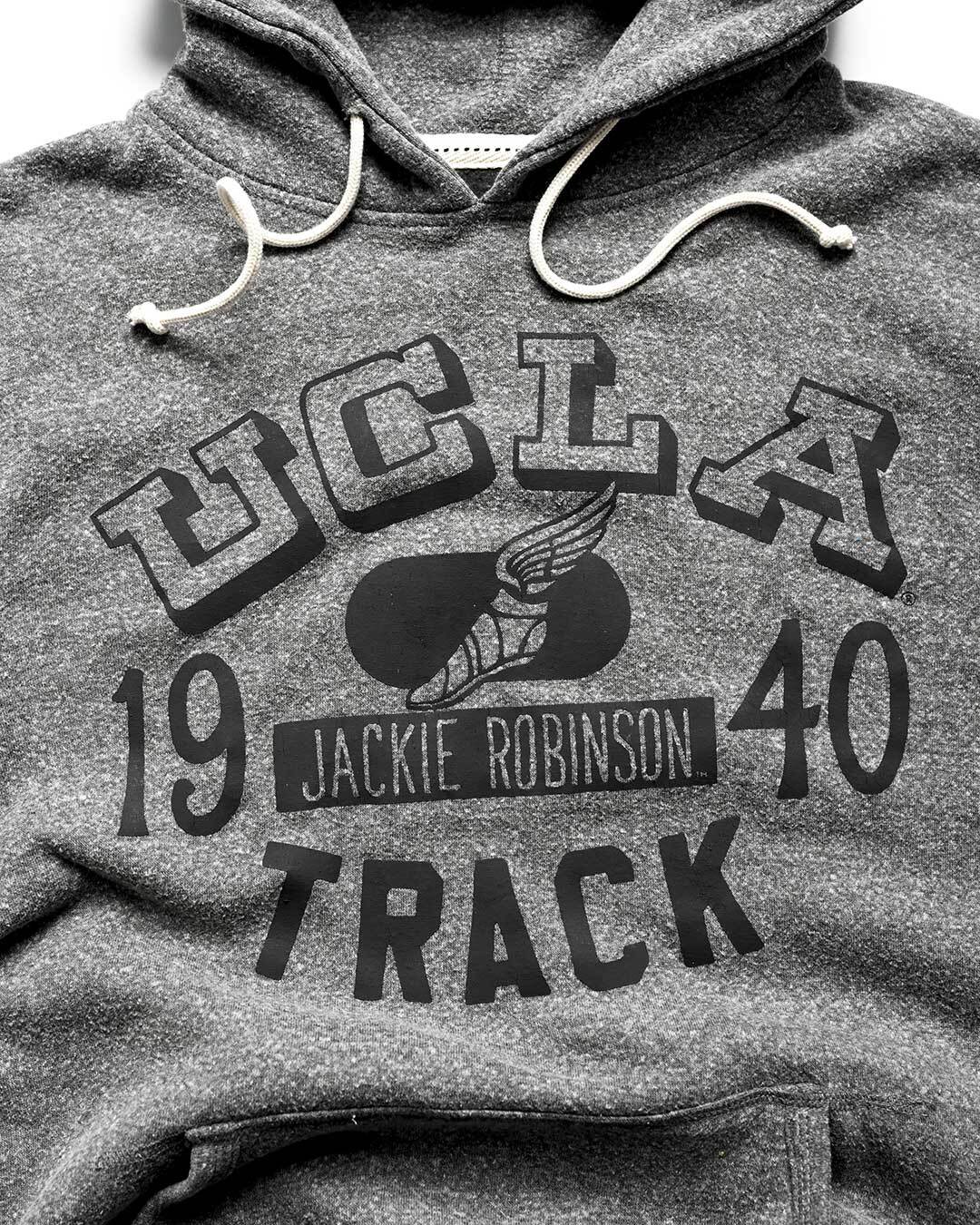 UCLA - Jackie Robinson Track Grey PO Hoody - Image 5