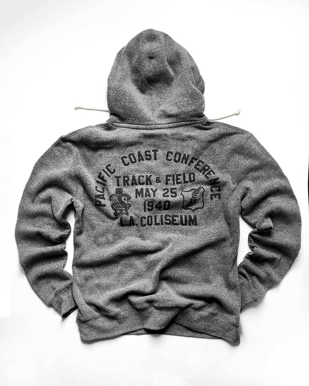UCLA - Jackie Robinson Track Grey PO Hoody - Image 8