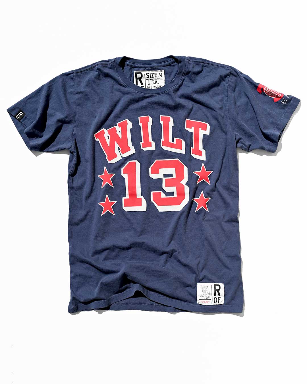 Wilt Chamberlain #13 Navy Tee - Image 4